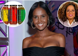 Oprah Winfrey helps supermodel Ubah Hassan sell out her hot sauce