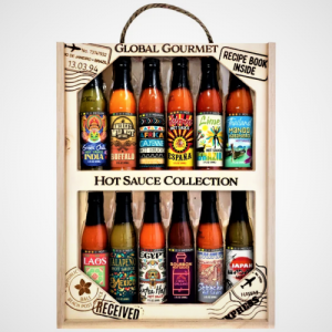 gourmet hot sauce collection for a gift