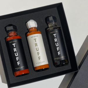 truffle hot sauce bottle