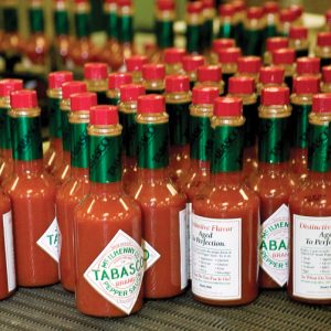 Tabasco Sauce bottles